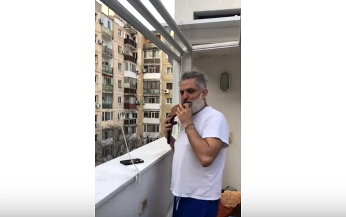 Damian Drăghici le-a făcut vecinilor săi o surpriză neașteptatăFoto: captură foto