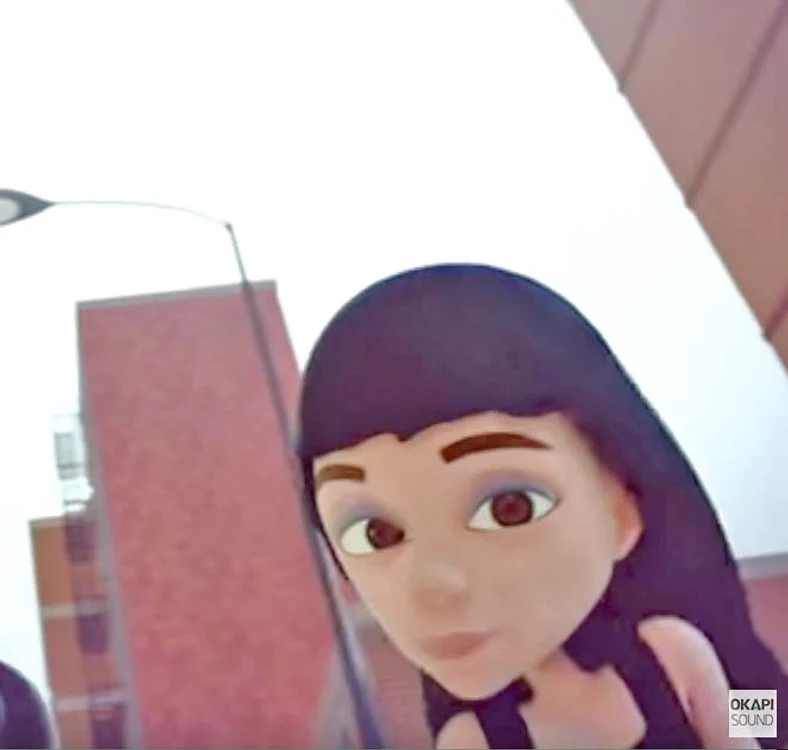Scenă din videoclipul  ”Cupidon”.