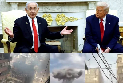 netanyahu  trump foto Facebook/ Occupy democrats