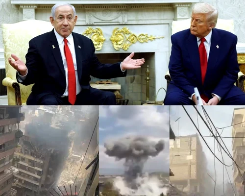 netanyahu  trump foto Facebook/ Occupy democrats