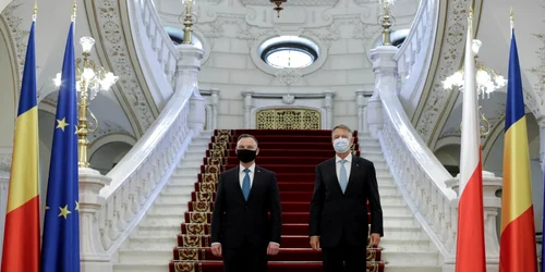 Vizită preşedintele Poloniei - Summit Bucureşti - Klaus Iohannis - Andrezj Duda - 10 mai 2021 / FOTO Inquam Photos / George Călin