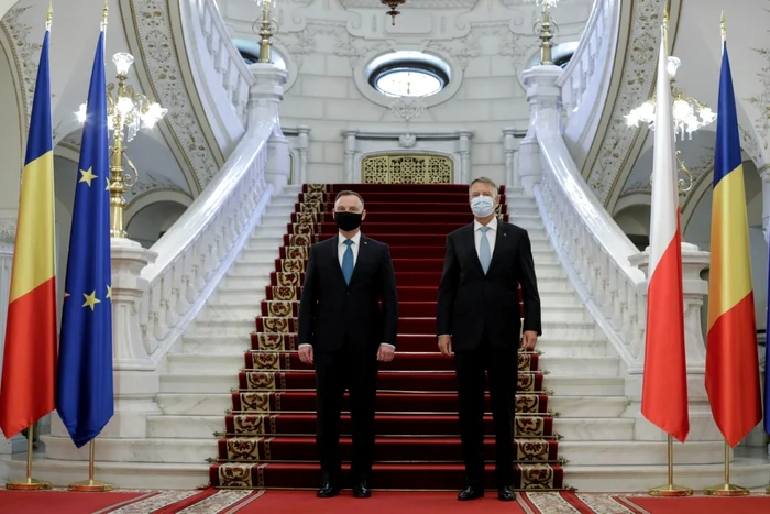 Vizita preşedintelui Poloniei, Andrzej Duda, în România cu ocazia Summitul Formatului Bucureşti (B9) găzduit de preşedintele României, Klaus Iohannis- 10 mai 2021. FOTO: Inquam Photos / George Călin