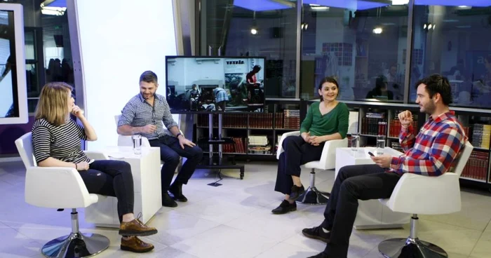 Alina Daniela- Istrate - Cristian Neagoe si Daniel Voinea la Adevarul Live FOTO Eduard Enea