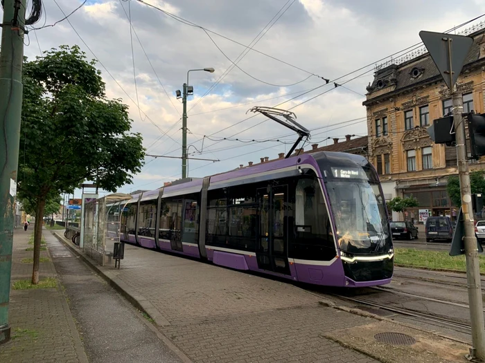 Tramvai Bozankaya la Timişoara FOTO Primăria Timişoara