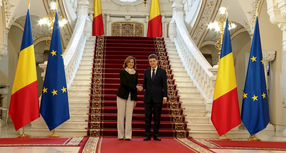 Nicușor Dan a primit o delegație a Comisiei de la Veneția, la Palatul Cotroceni