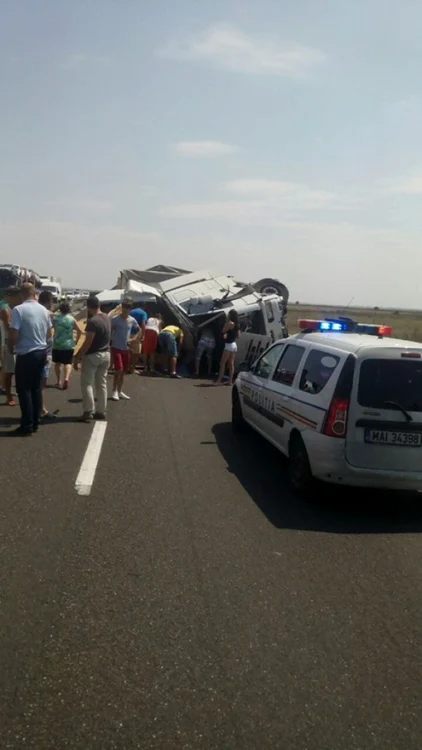 Accident pe A2