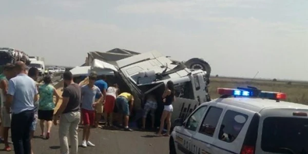 Accident pe A2