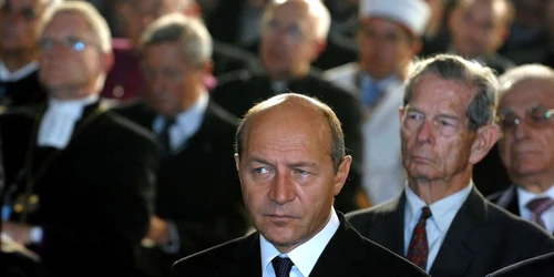 Regele Mihai și Traian Băsescu