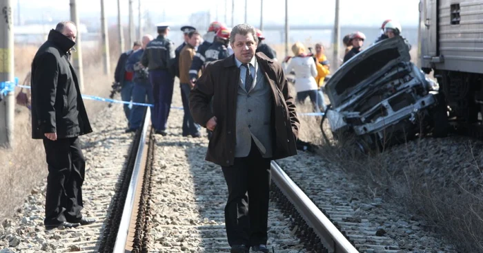 Masina spulberata de tren la Iasi