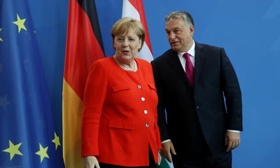 viktor orban angela merkel foto guliver getty images