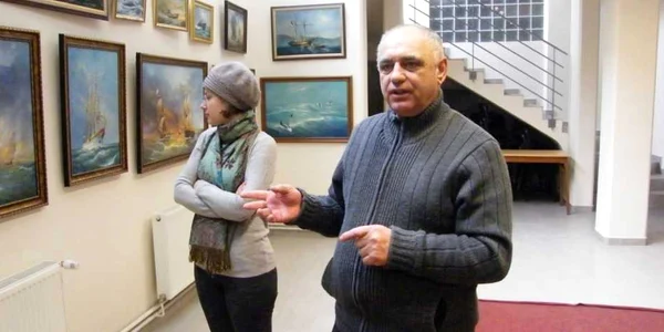 Pictorul mării - Alexandru Ghinea din Limanu Constanţa Sursa foto Forţele Navale Române
