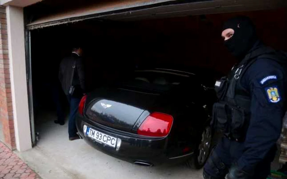 Percheziţii ale procurorilor DNA în garajul care îi aparţine liderului reţelei de evaziune FOTO pressalert.ro
