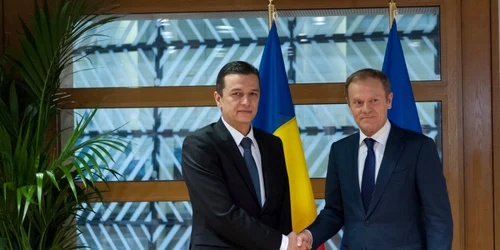 Intalnire Grindeanu Tusk FOTO Facebook/Guvernul Romaniei
