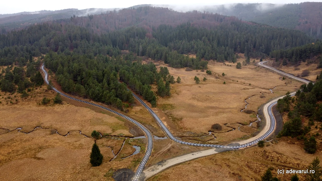 Pista de biciclete din Vadu Dobrii. Foto: Daniel Guță. ADEVĂRUL