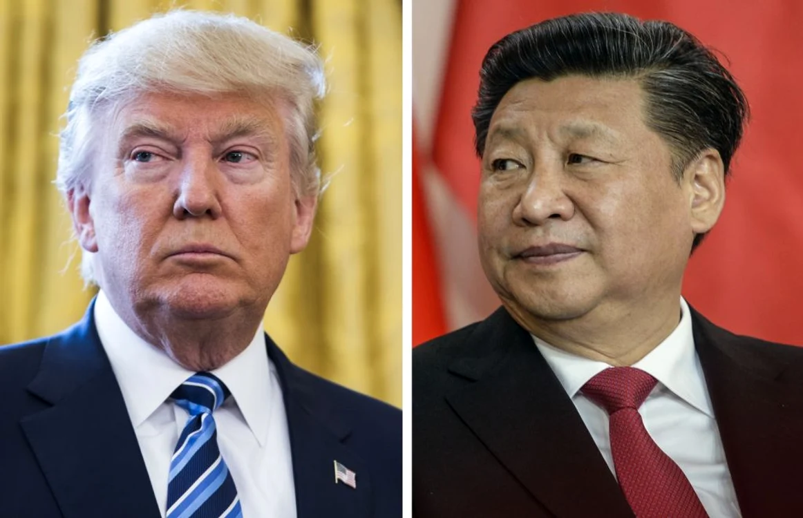 Donald Trump si Xi Jinping Colaj FOTO EPA
