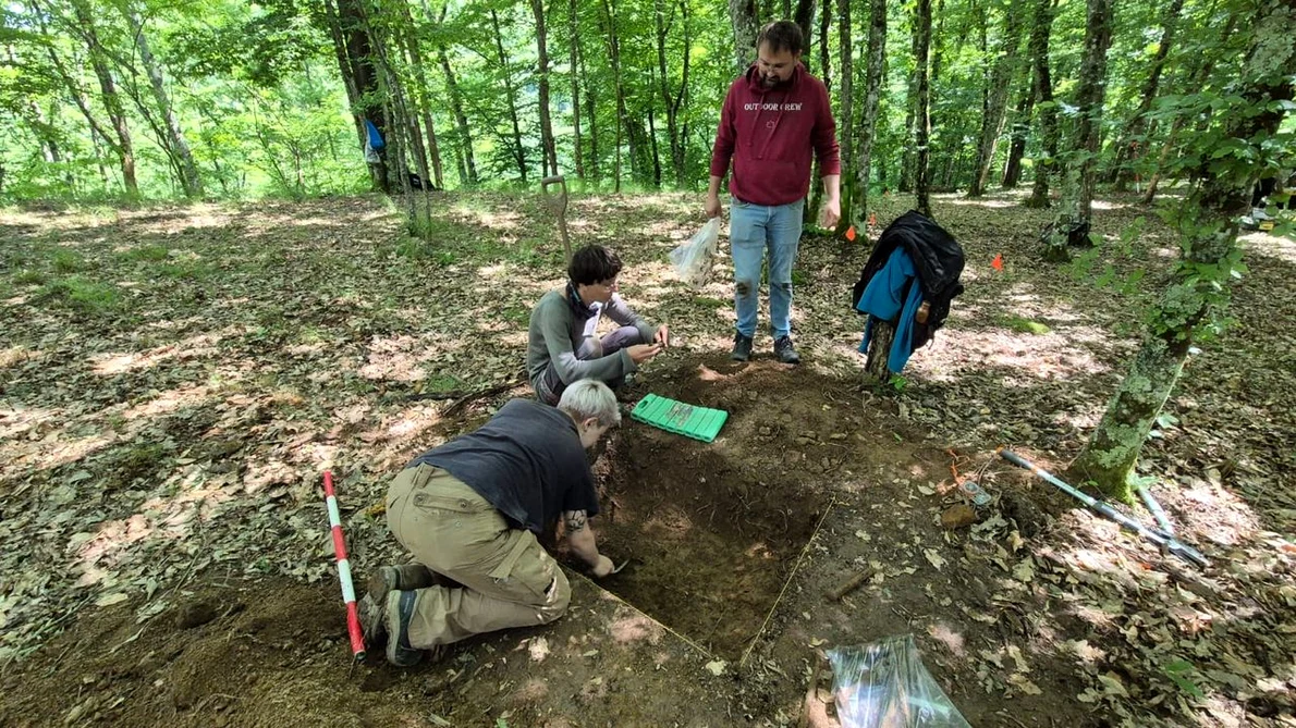 Campanie de salvare în situl arheologic de la Crivina-Leopoldsberg (© Muzeul Național al Banatului)
