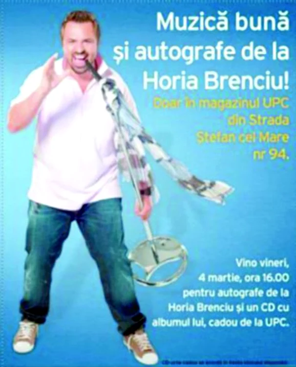 Horia Brenciu face bani pe  bandă rulantă (foto: Arhiva personală)