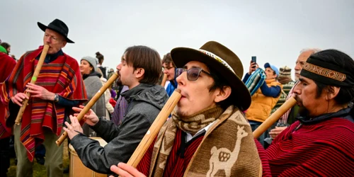 Solstitiul de vara sarbatorit la Stonehenge Anglia 21 iunie 2022 FOTO Getty Images