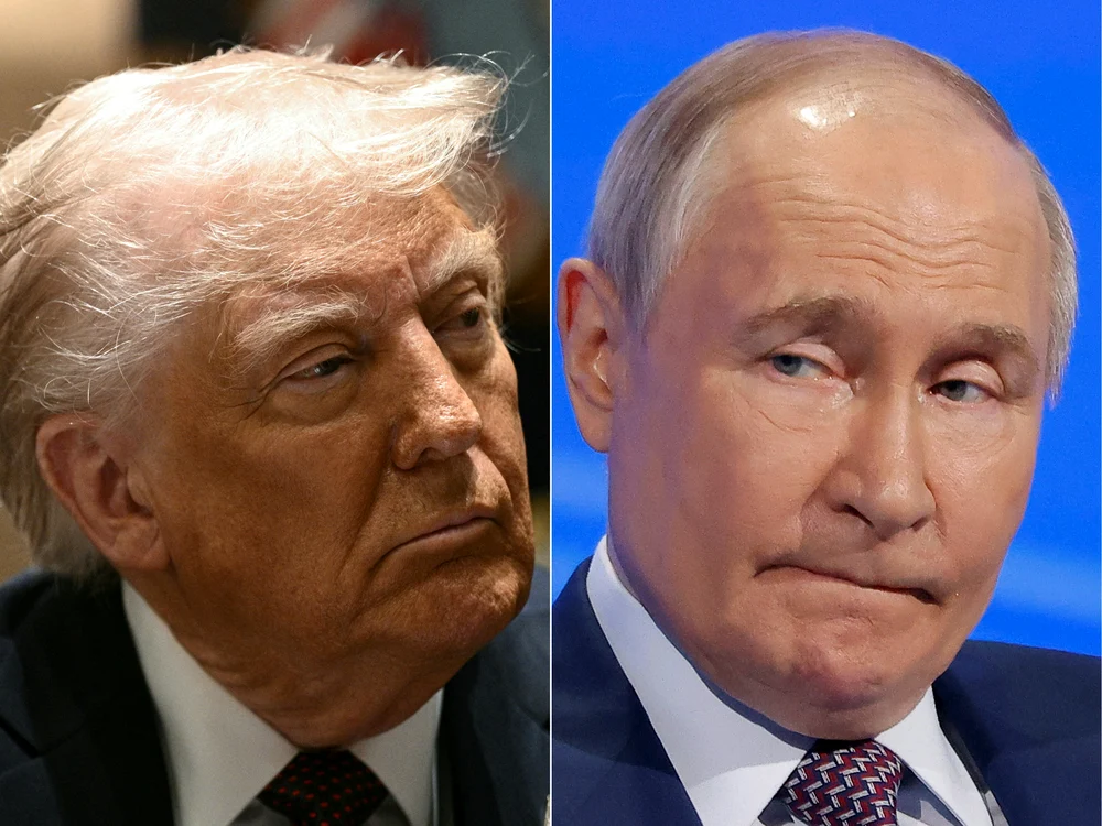 Donald Trump și Vladimir Putin/FOTO:AFP