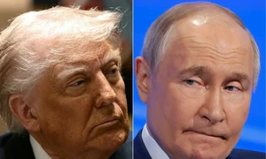 Donald Trump si Vladimir Putin FOTO AFP