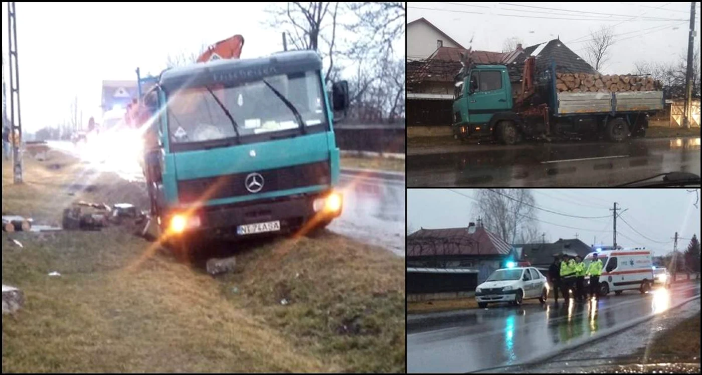 
    Camionul a lovit un grup de 3 elevi (FOTO: observator.tv)  