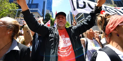 Protest antivaccin la Melbourne FOTO EPA-EFE