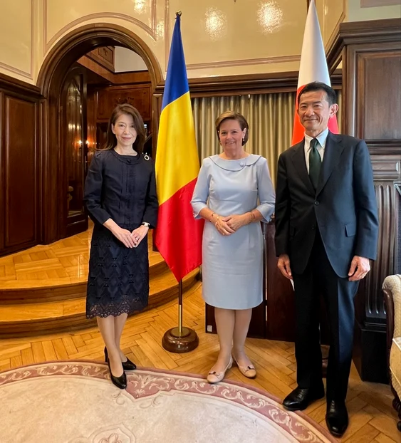 Principesa Sofia a fost invitată în iulie la Ambasada Japoniei. FOTO: Casa Majestății Sale