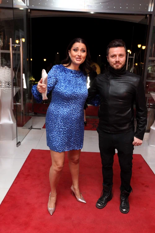 Gabriela Cristea şi Tavi Clonda, marţi seara, la Premiile Radar de Media