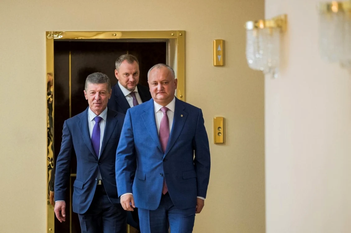 Vicepremierul rus Dmitri Kozak şi Igor Dodon, la Chişinău FOTO presedinte.md