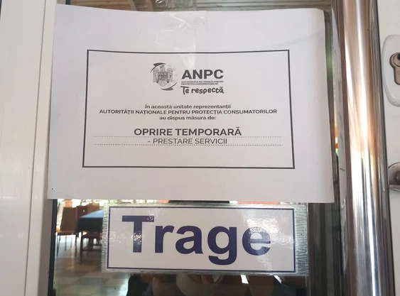 Restaurant închis de ANPC Foto: Protecția Consumatorilor Galați