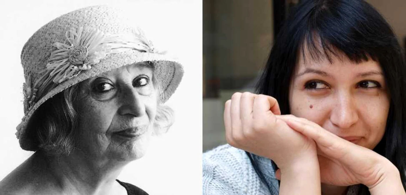Joi seara le puteţi întâlni pe cele două autoare, Nora Iuga (stânga) şi Andra Rotaru (dreapta), la Librăria Humanitas Kretzulescu FOTO: Humanitas