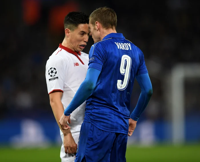 Berbeceala lui Nasri cu Vardy n-a fost prea inteligentă. Francezul a fost eliminat în minutul 74 de centralul Orsato, iar 16 minute mai târziu şi-a luat la revdere şi de la competiţie