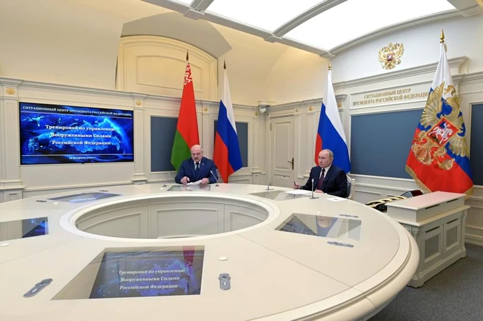 putin lukasenko kremlin centrul de comanda 19 februarie 2022 foto epa efe