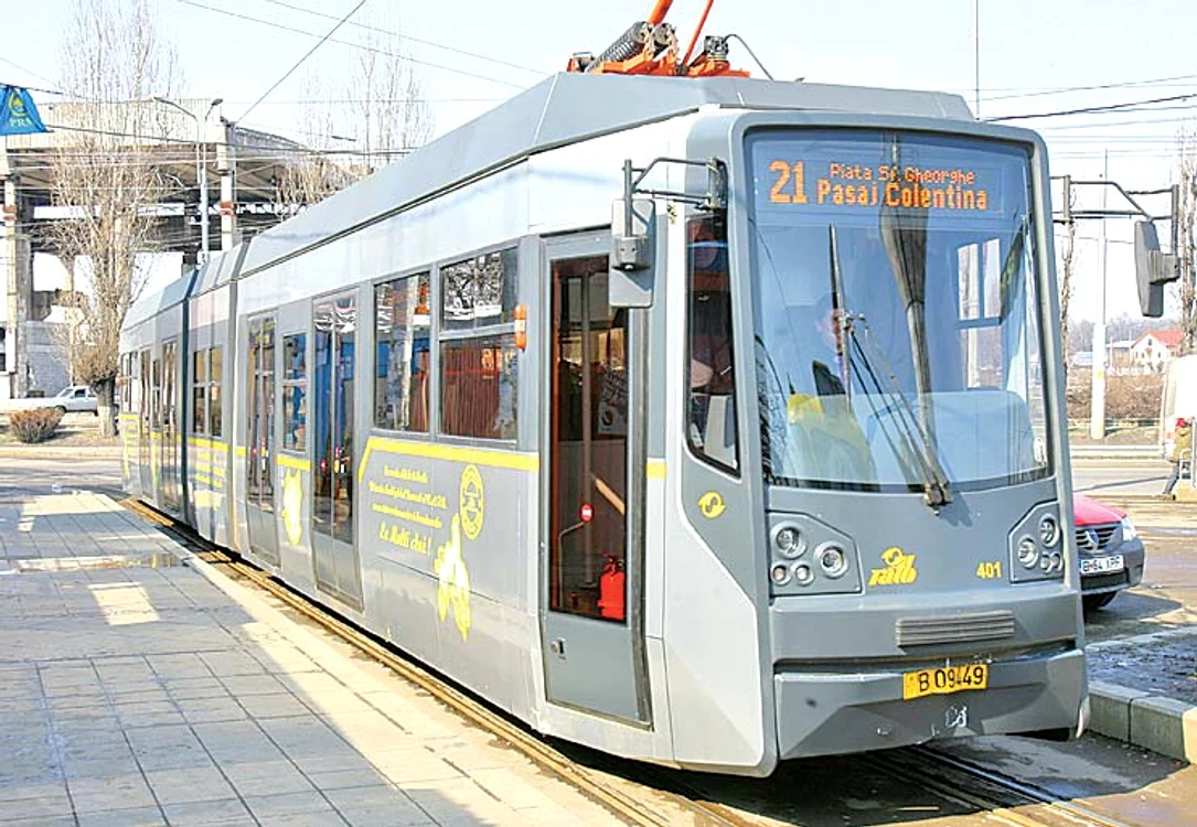 Primul tramvai  Bucur a ieşit  pe traseu în 2008