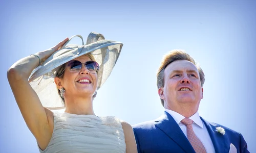 King Willem Alexander and Queen Maxima during regional visit to West Friesland   Netherlands jpeg