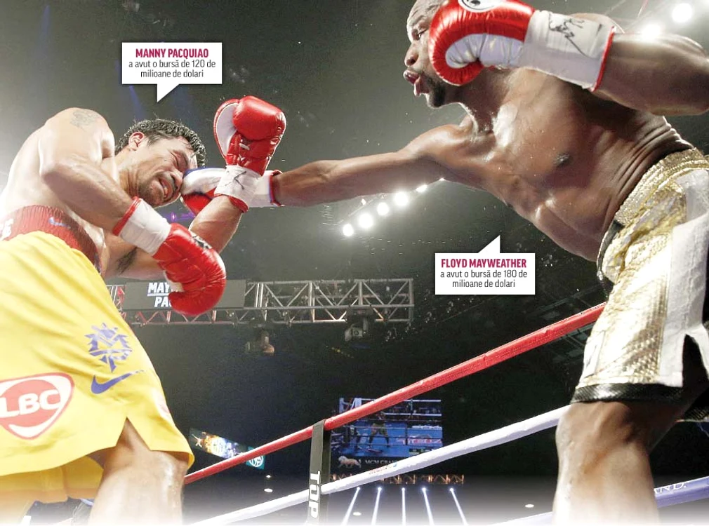 În ciuda faptului că Pacquiao s-a considerat învingător, vicleanul Mayweather a câştigat la puncte «Meciul secolului»