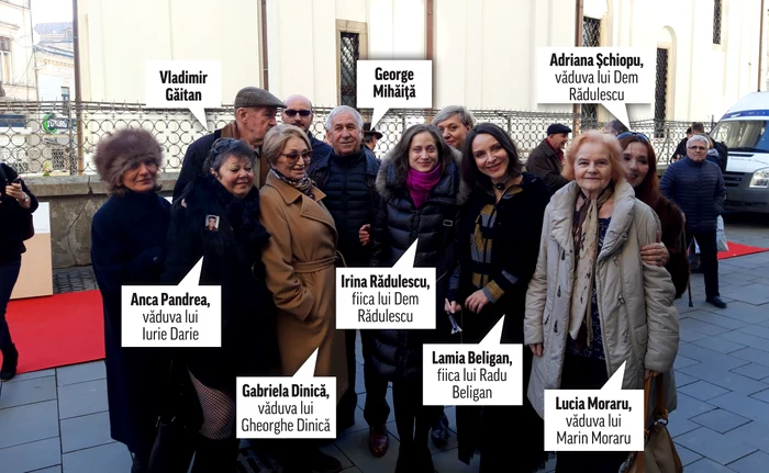 Lamia şi fratele ei, Alexandru Beligan, n-au lipsit de la dezvelirea monumentelor