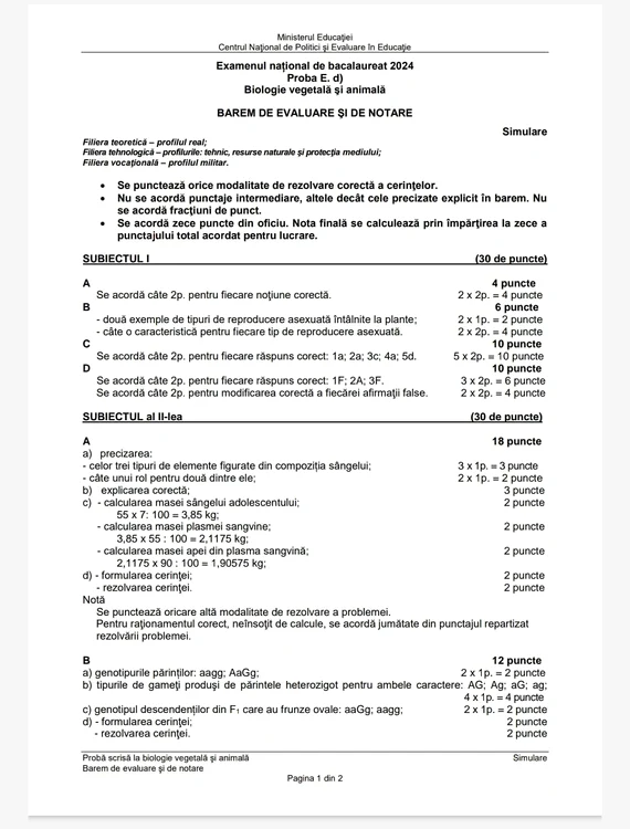Barem simulare biologie (1) jpeg