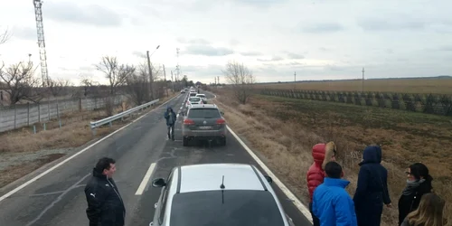 Frontieră Vama Veche coadă de maşini