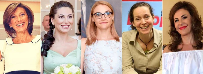
    Carmen Iohannis, Loredana Tăriceanu, Olguța Dana Totolici, Valerie Cioloș, Adina Cataramă. Una dintre ele ar putea fi următoarea Prima DoamnăFOTO: Click!  