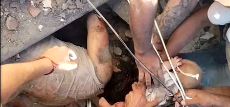 bebelus columbia cutremur salvat captura video jpg