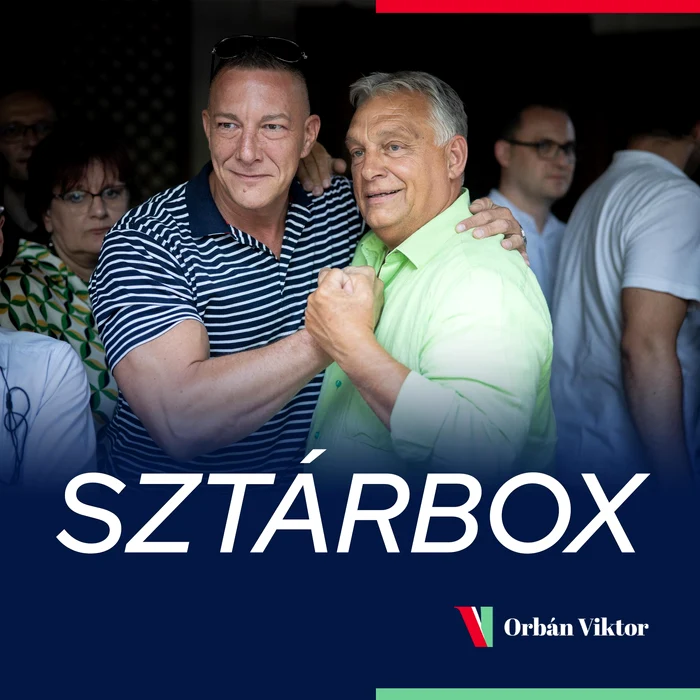 Premierul Viktor Orban și actorul Kristóf Németh / FOTO: Facebook