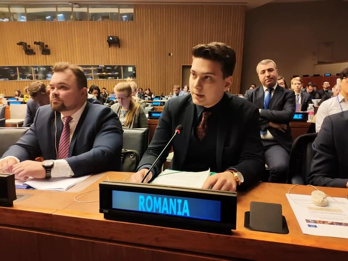 Politologul Aurelian Mohan a fost delegat de tineret al României la ONU. FOTO: Arhivă personală