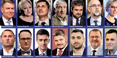 Candidati alegeri prezidentiale 