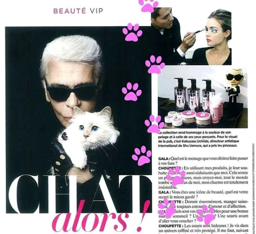 pisica Choupette Karl Lagerfeld FOTO instagram.com/choupettesdiary/