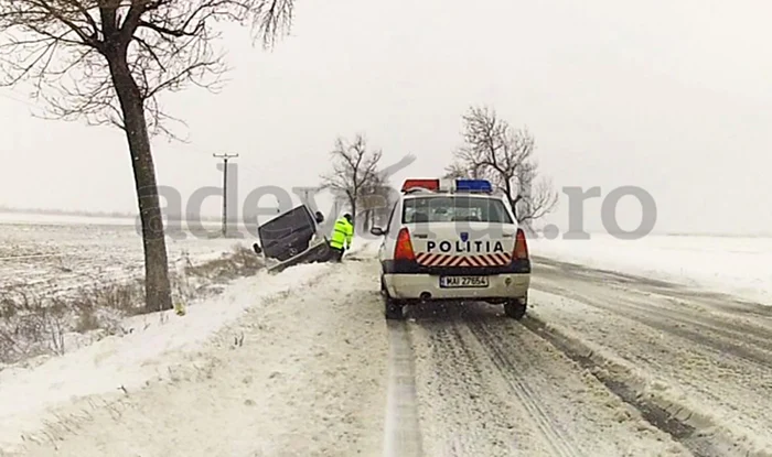 Accidentul s-a produs pe raza localităţii Cilibia                                                         FOTO: Iulian Bunilă