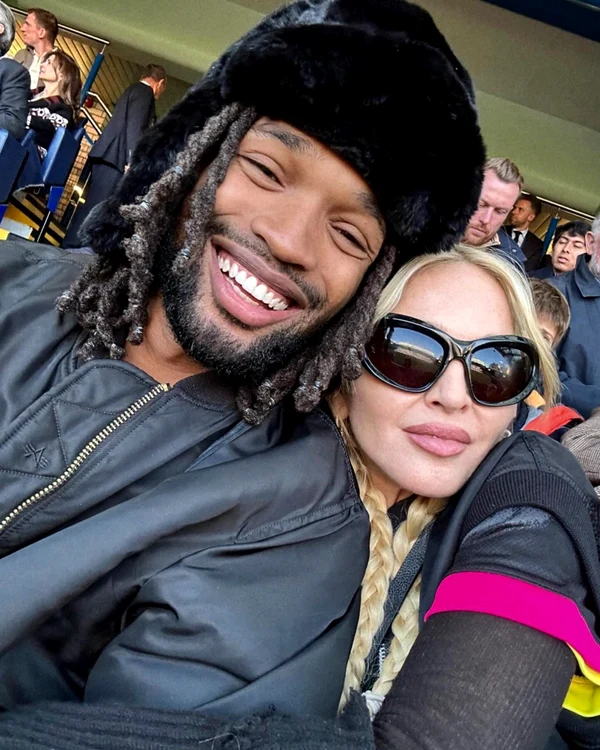 Akeem și Madonna s-au pozat la meci (Foto: Profimedia/Instagram)