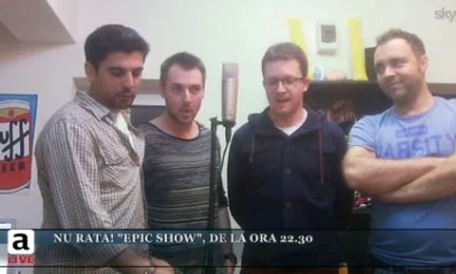 Băieţii de la Epic Show: Bogdan Rădulescu, Tibi Codorean, Adrian Cucu şi Dragoş Stan jpeg