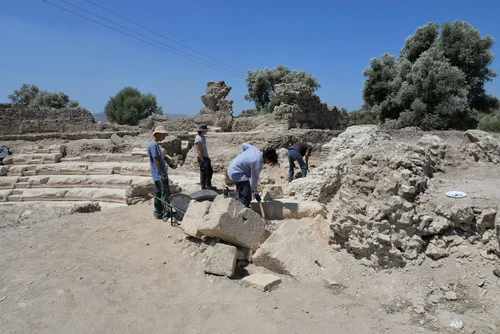 Cercetări arheologice la sanctuarul antic al lui Apollo din Gortyna (© Scuola Archeologica Italiana di Atene)