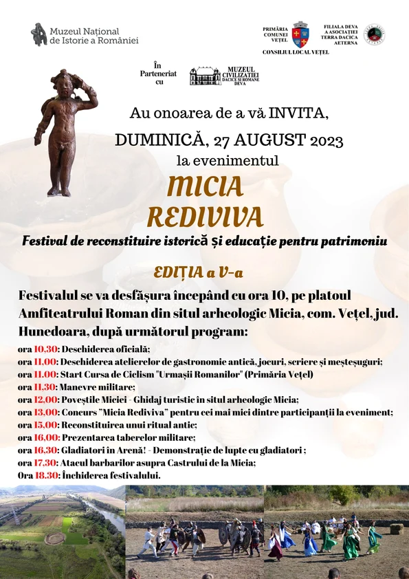 A cincea ediție a Festivalului de reconstituire istorică „Micia Rediviva”